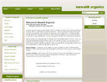 Tablet Screenshot of mewaldtorganics.com